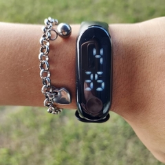 RELOJ UNAKITA DIGITAL NEGRO S/ CORAZON