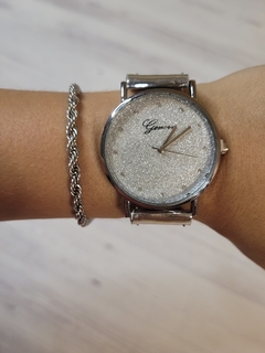 RELOJ JAMAICA- PLATEADO