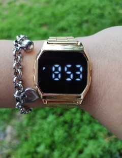 RELOJ ATHENAS DORADO