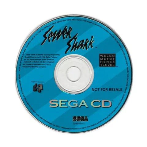 JOGO SWER SHARK (SEM CAPA) SEMINOVO - SEGA CD