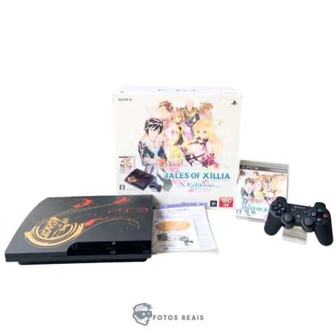CONSOLE PLAYSTATION 3 SLIM 160GB TALES OF XILLIA X EDITION (JPN) SEMINOVO - PS3