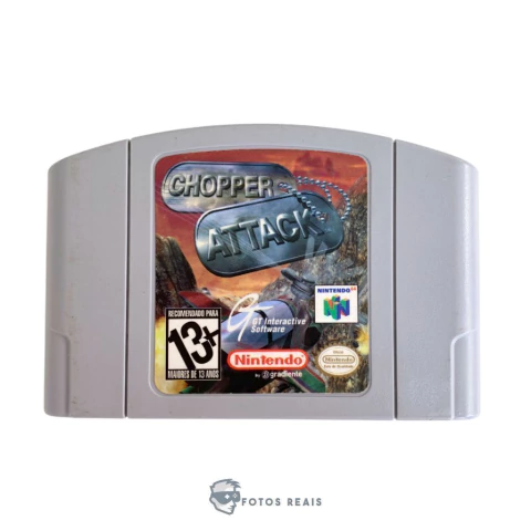 JOGO CHOPPER ATTACK (RELABEL FRONTAL) SEMINOVO - N64