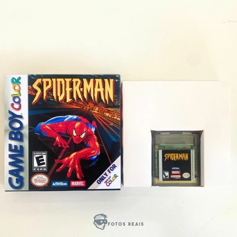 JOGO SPIDER MAN NA CAIXA REPRÔ SEMINOVO - GBC