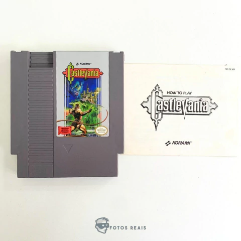 JOGO CASTLEVANIA + MANUAL SEMINOVO - NES