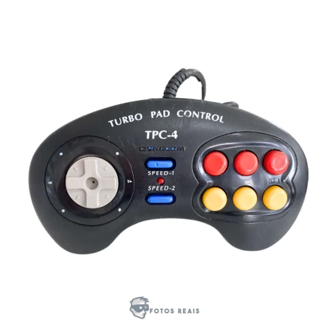 CONTROLE DYNACOM TURBO PAD CONTROL TPC-4 SEMINOVO - ATARI/MASTER SYSTEM