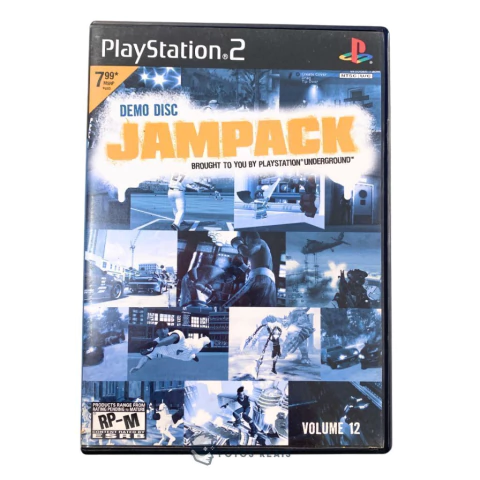 JOGO DEMO DISC JAMPACK BROUGHT TO YOU BY PLAYSTATION UNDERGROUND VOLUME 12 SEMINOVO - PS2