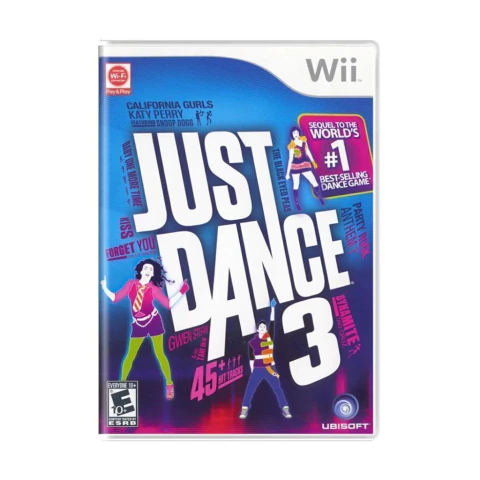 JOGO JUST DANCE 3 SEMINOVO - WII