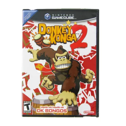 JOGO DONKEY KONGA 2 SEMINOVO - GAMECUBE