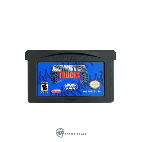 JOGO MONSTER TRUCKS SEMINOVO - GBA