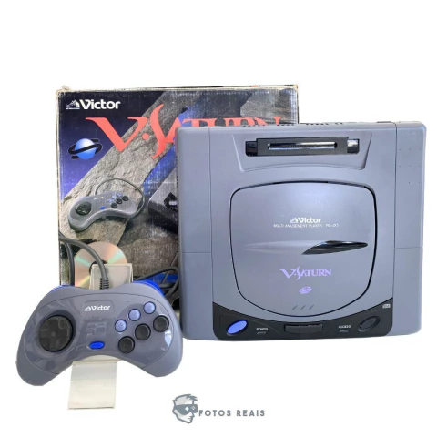 CONSOLE VICTOR V-SATURN RG-JX1 (JPN) NA CAIXA SEMINOVO - JVC