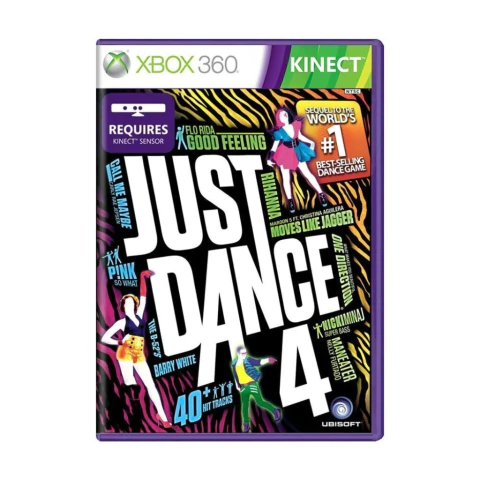 JOGO JUST DANCE 4 SEMINOVO - XBOX 360