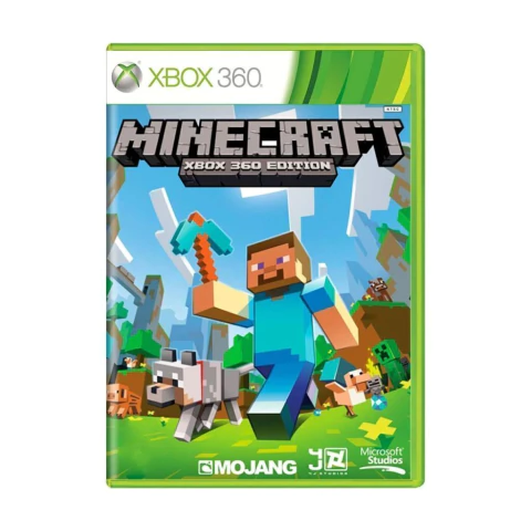 JOGO MINECRAFT XBOX 360 EDITION (ENCARTE DANIFICADO) SEMINOVO – XBOX 360
