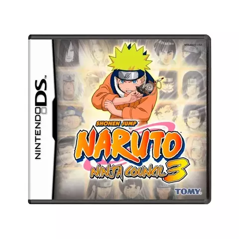 NARUTO NINJA COUNCIL 3 DS SEMINOVO - NINTENDO DS