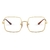 RayBan 1971 Square dorado