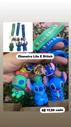 Chaveiro Lilo e Stitch