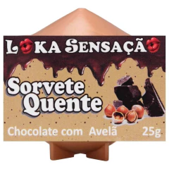 Vela Comestível Sorvete Quente 25g Loka Sensação - comprar online