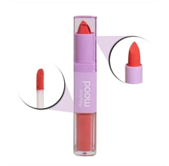 Batom Duo Ruby Rose Mood Vitamina e 3,2gr - loja online