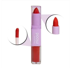 Batom Duo Ruby Rose Mood Vitamina e 3,2gr - Loja da Clarinha