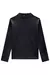 BLUSA MANGA LONGA GOLA ALTA CANELADA PRETO KUKIE 79150 na internet