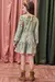 VESTIDO MANGA LONGA ANIAMAIS VERDE KUKIE 79711 - loja online