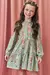 VESTIDO MANGA LONGA ANIAMAIS VERDE KUKIE 79711 na internet