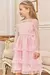 VESTIDO EM TULE ROSA KUKIE 80090 na internet