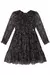 VESTIDO EM TULE FLORES PRETO KUKIE 80095 - Lari Baby & Kids