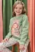 CONJ. BLUSA ALONGADA EM MOLETOM E LEGGING VERDE KUKIE 80850 na internet