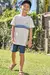 CONJ. CAMISETA E BERMUDA EM NYLON TWILL OFF WHITE LUC.BOO 77166