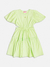 VESTIDO VERDE ABERTURA LATERAIS MOMI J5883 - Lari Baby & Kids
