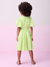 VESTIDO VERDE ABERTURA LATERAIS MOMI J5883 - comprar online
