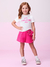 CONJ. ROSA COM LAÇO STRASS PÉROLA/ROSA MOMI J6103