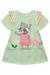 VESTIDO EM MEIA MALHA RAPOSINHA VERDE KUKIE 78844 - comprar online