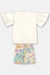 CONJ. BLUSA E SHORTS BIKER FLOWER BRANCO UP BABY 45735 na internet