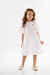 VESTIDO EM LAISE BRANCO UP BABY 45707