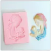 Molde de Silicone Silhueta Mãe/Santa cód 1677