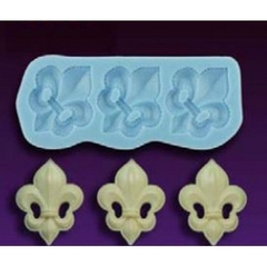 Molde 3 Flor de Lis Cód 615