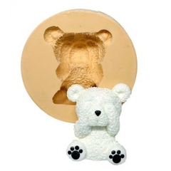 Molde de Silicone Urso Mão nos Olhos cód 89 - comprar online