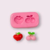 Molde de Silicone Mini Maçã e Cereja cód 1175