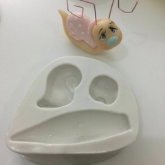 Molde de Silicone Caracol 3D cód 377