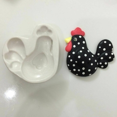 Molde de Silicone Galinha G Cód 357
