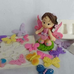 Molde de Silicone Kit Borboletas cód 617 - loja online