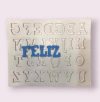 Molde de Silicone Alfabeto Maiúsculo cód 658