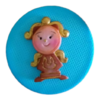Molde de Silicone Relógio Cogsworth - Bela e a Fera cód 1745