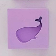 Molde de Silicone Silhueta Baleia cód 2010