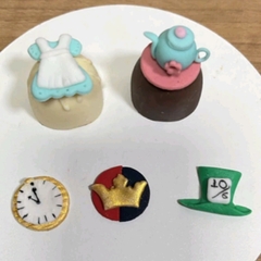 Molde de Silicone Kit Alice cód 487 - Molde de Silicone 