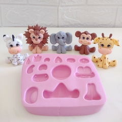 Molde de Silicone Multi Bichinhos cód 348 | Animais Safari, Fazendinha na internet