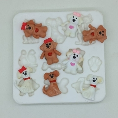 Molde de Silicone Mini Animais Pet cód 496
