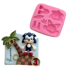 Molde de Silicone Sonic e Tails cód 131 - comprar online