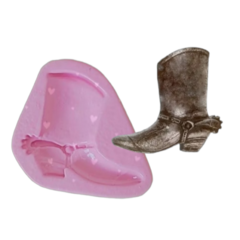 Molde de Silicone Bota Cowboy cód 1752